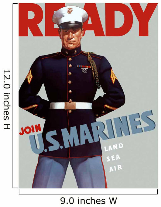 Digitally Restored War Propaganda Wall Decal Design 6