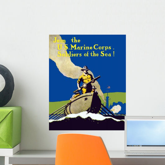 Digitally Restored War Propaganda Wall Decal Design 5