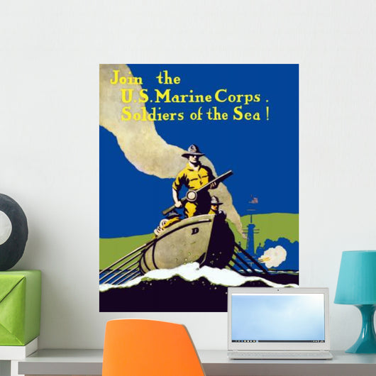 Digitally Restored War Propaganda Wall Decal Design 5