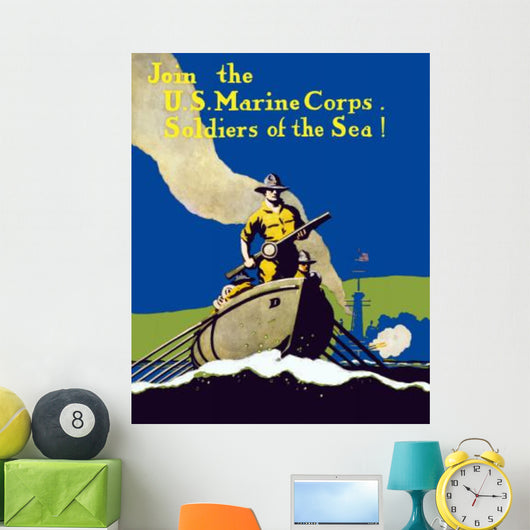 Digitally Restored War Propaganda Wall Decal Design 5