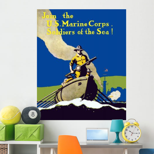 Digitally Restored War Propaganda Wall Decal Design 5