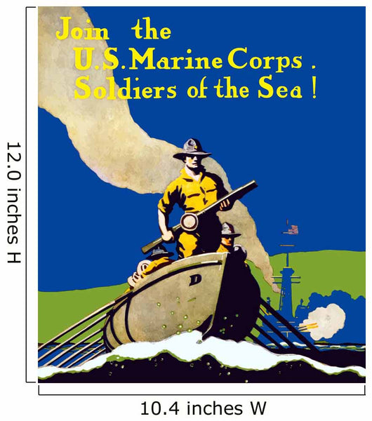 Digitally Restored War Propaganda Wall Decal Design 5