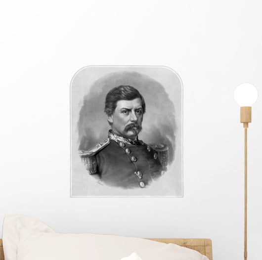 Digitally Restored Civil War Wall Decal Design 2