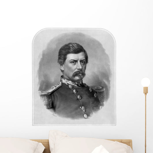 Digitally Restored Civil War Wall Decal Design 2