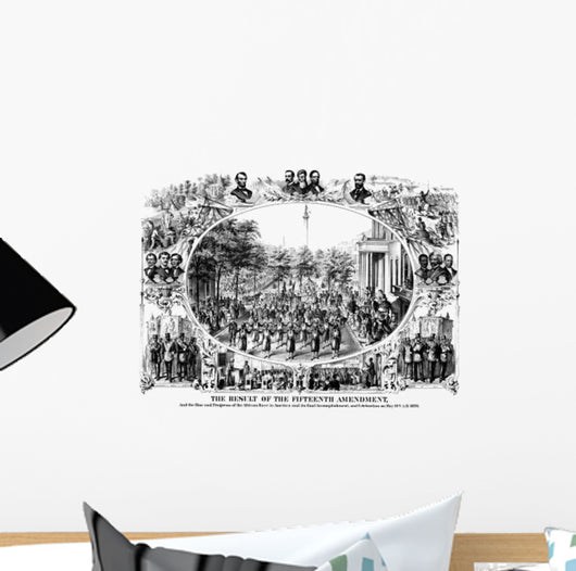 Digitally Restored Civil War Wall Decal Design 1