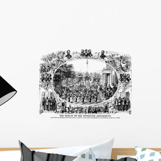 Digitally Restored Civil War Wall Decal Design 1