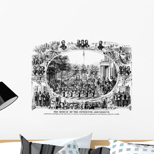 Digitally Restored Civil War Wall Decal Design 1