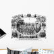 Digitally Restored Civil War Wall Decal Design 1