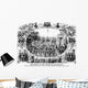 Digitally Restored Civil War Wall Decal Design 1