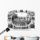 Digitally Restored Civil War Wall Decal Design 1