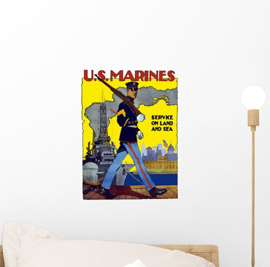 Digitally Restored War Propaganda Wall Decal Design 2