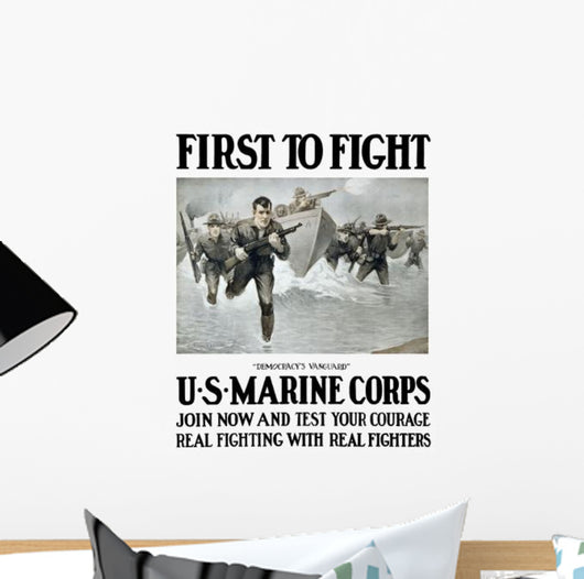World War I Us Wall Decal