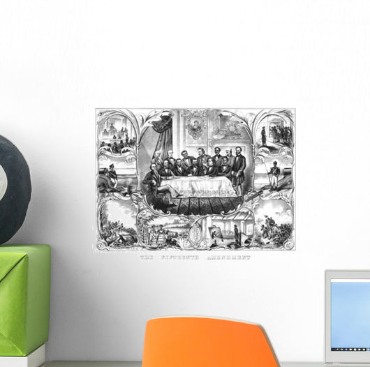 Civil War Era Print Wall Decal