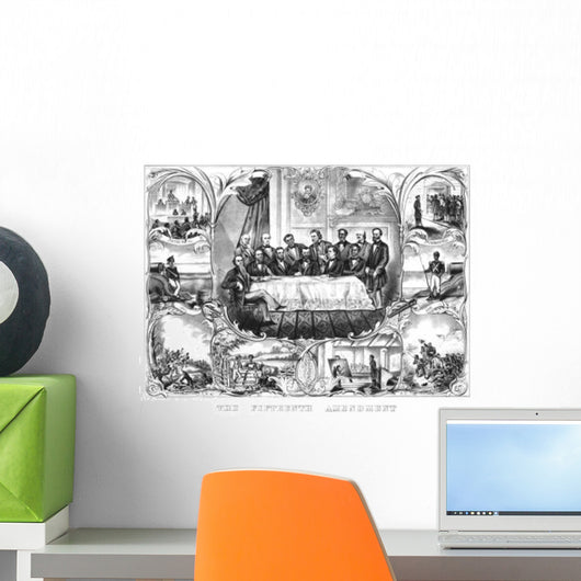 Civil War Era Print Wall Decal