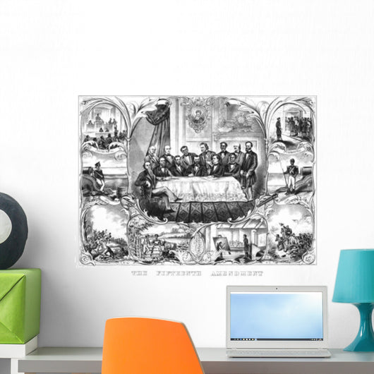 Civil War Era Print Wall Decal