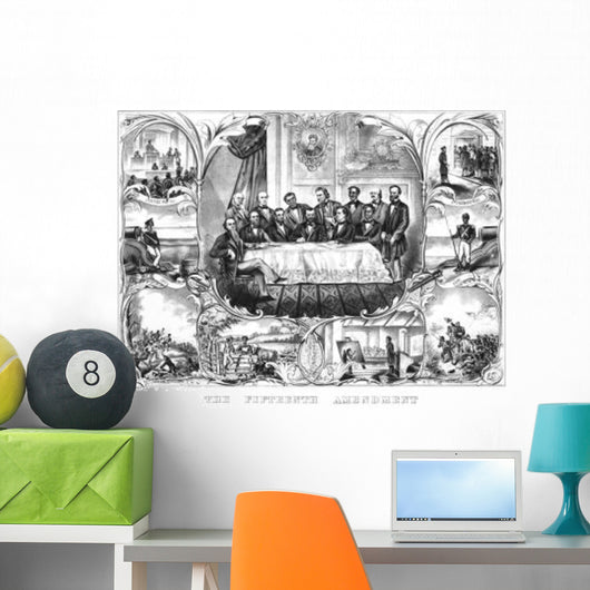 Civil War Era Print Wall Decal