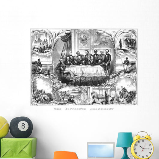 Civil War Era Print Wall Decal