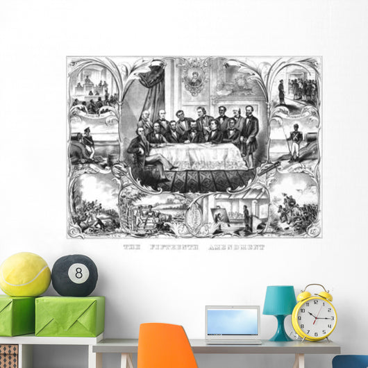 Civil War Era Print Wall Decal