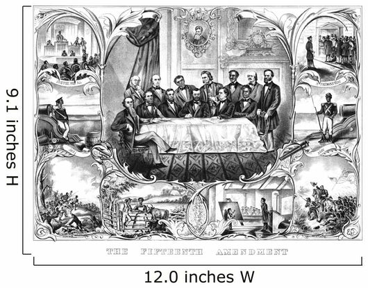 Civil War Era Print Wall Decal
