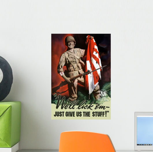 Vintage World War Ii Wall Decal Design 77