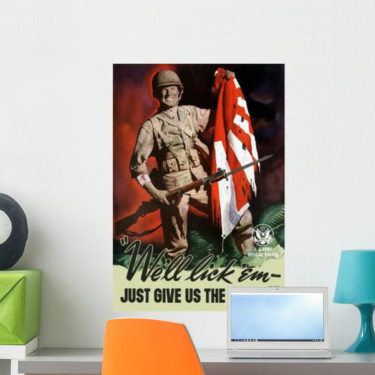 Vintage World War Ii Wall Decal Design 77