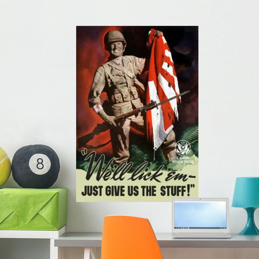Vintage World War Ii Wall Decal Design 77
