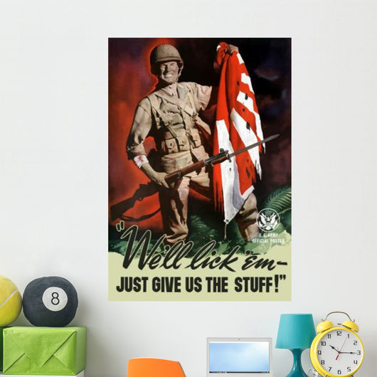 Vintage World War Ii Wall Decal Design 77