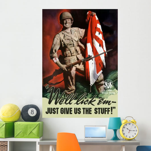 Vintage World War Ii Wall Decal Design 77