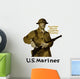 Vintage Wwi Poster Smiling Wall Decal