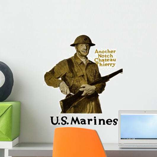 Vintage Wwi Poster Smiling Wall Decal