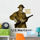 Vintage Wwi Poster Smiling Wall Decal
