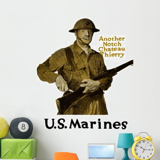 Vintage Wwi Poster Smiling Wall Decal