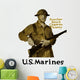 Vintage Wwi Poster Smiling Wall Decal