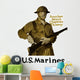 Vintage Wwi Poster Smiling Wall Decal