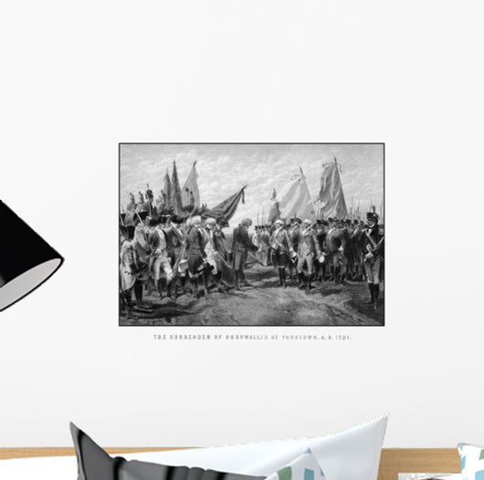 Vintage Revolutionary War Print Wall Decal Design 3