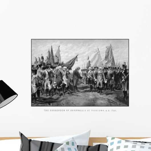 Vintage Revolutionary War Print Wall Decal Design 3