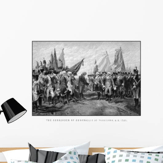 Vintage Revolutionary War Print Wall Decal Design 3