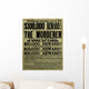 Vintage Civil War Wanted Wall Decal