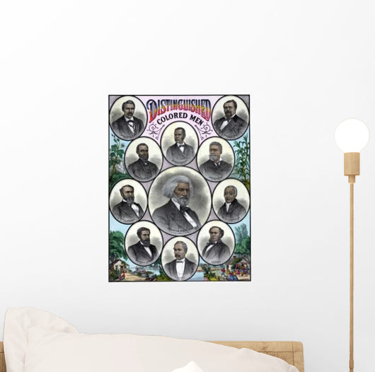 American History Print Featuring Wall Decal