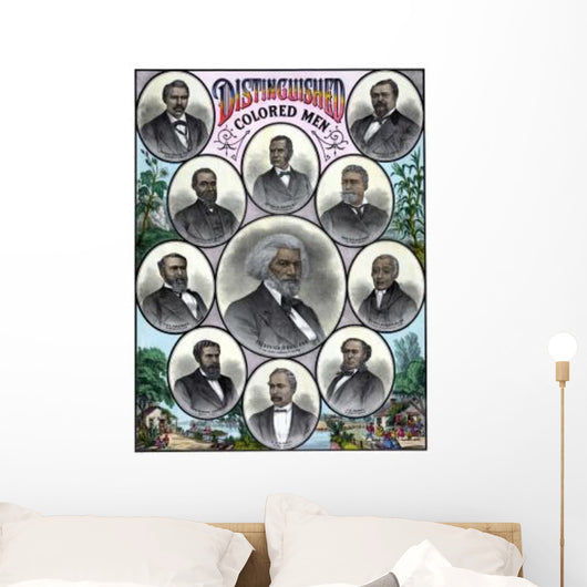 American History Print Featuring Wall Decal
