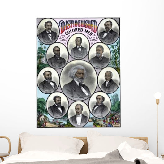 American History Print Featuring Wall Decal