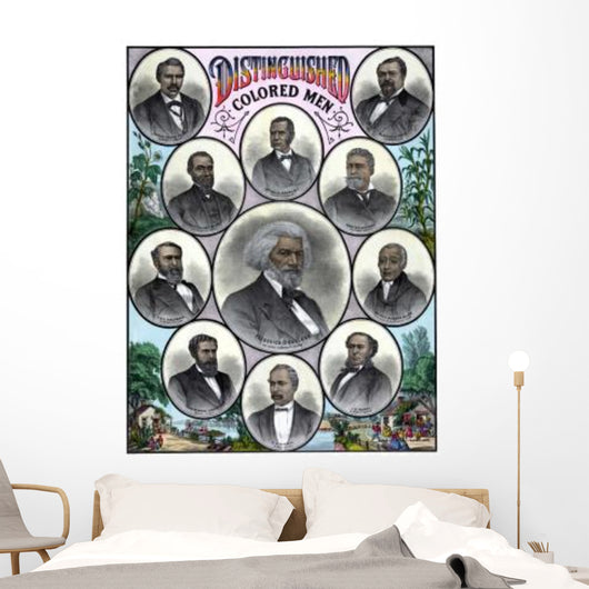 American History Print Featuring Wall Decal