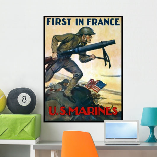 World War One Marines Wall Decal