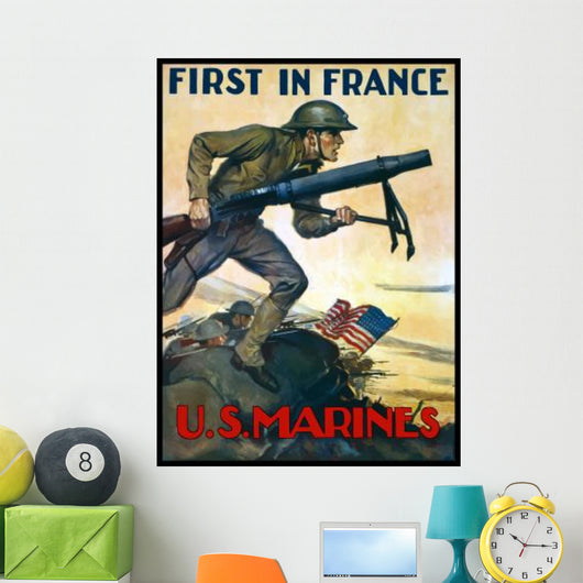 World War One Marines Wall Decal