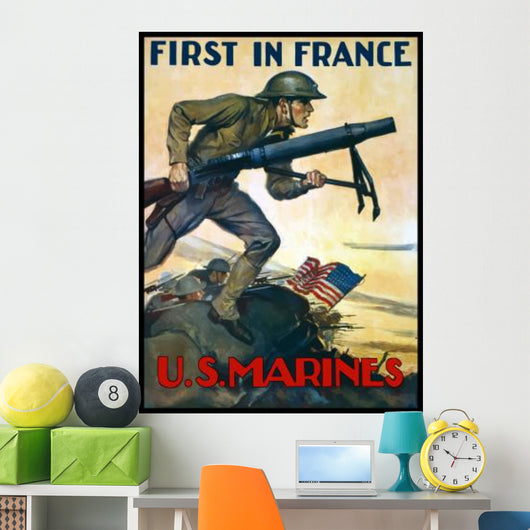 World War One Marines Wall Decal