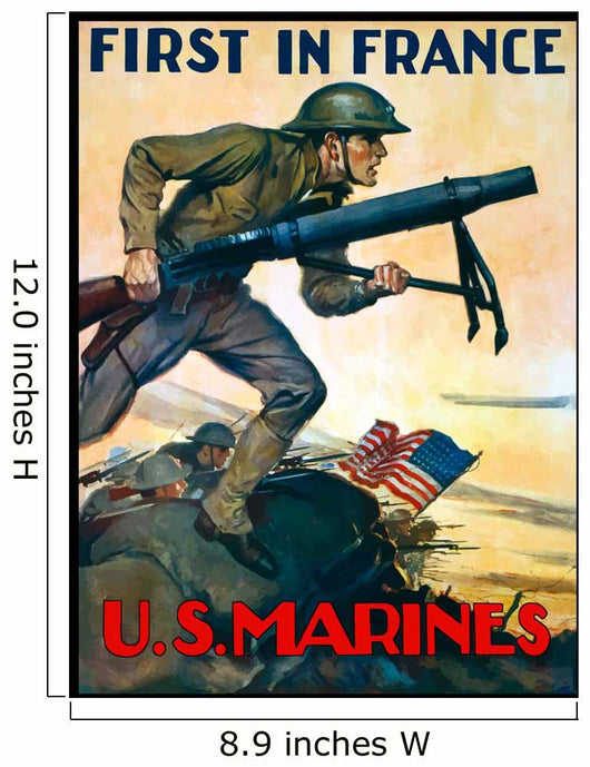 World War One Marines Wall Decal