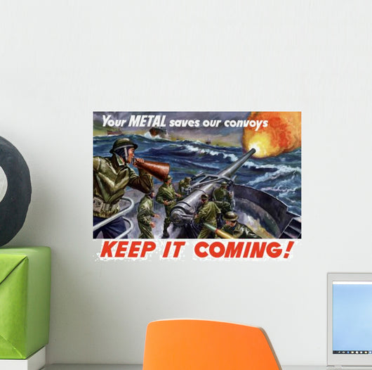 Vintage World War Ii Wall Decal Design 66