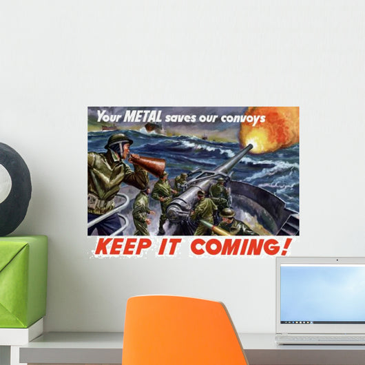Vintage World War Ii Wall Decal Design 66