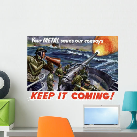 Vintage World War Ii Wall Decal Design 66