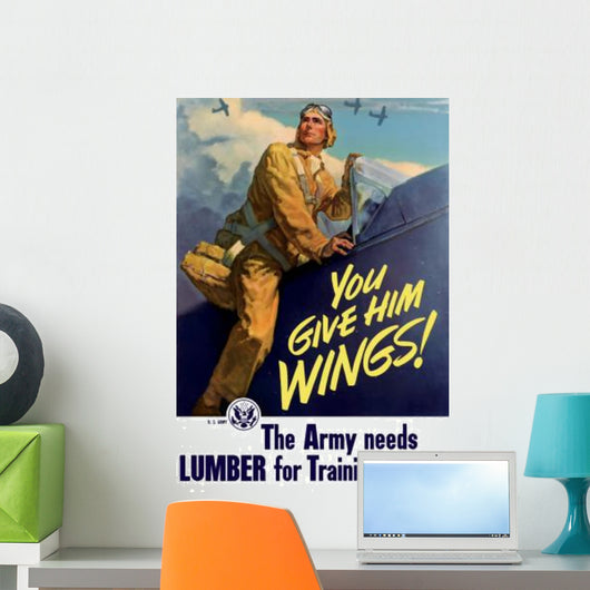 Vintage World War Ii Wall Decal Design 65